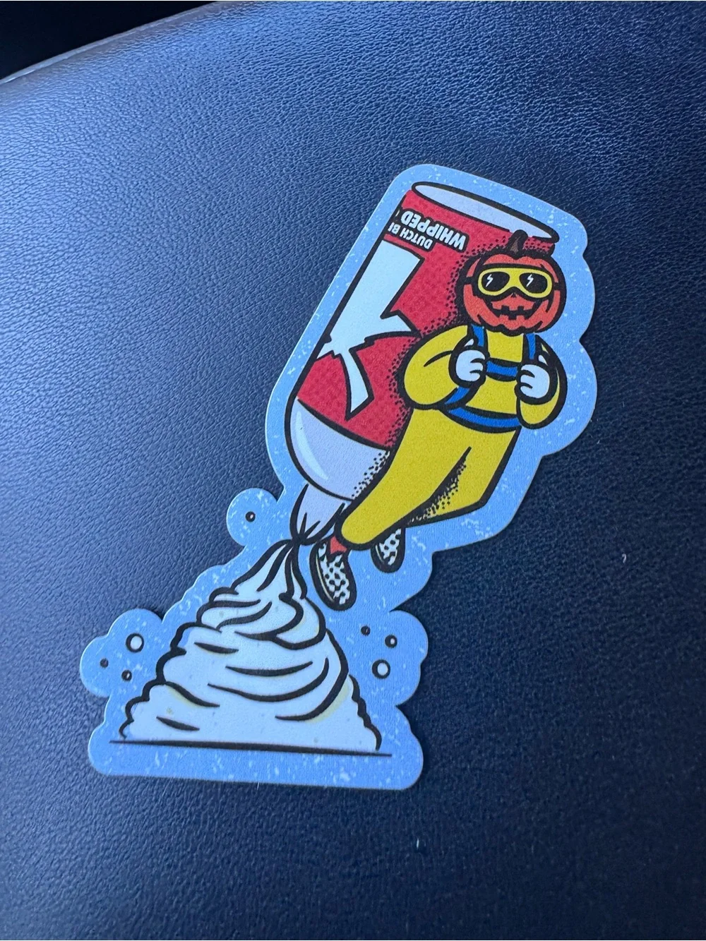 Dutch Bros September 2026 Bonus Sticker 1/3 Limited Edition Whipped Cream Rocket